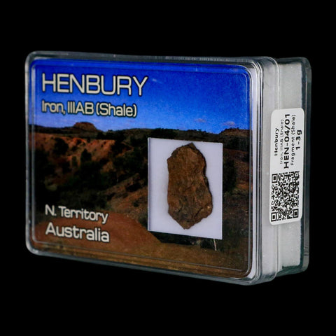 0.9" Henbury Meteorite Specimen Australia Northern Territory 1.83 Grams Display - Fossil Age Minerals