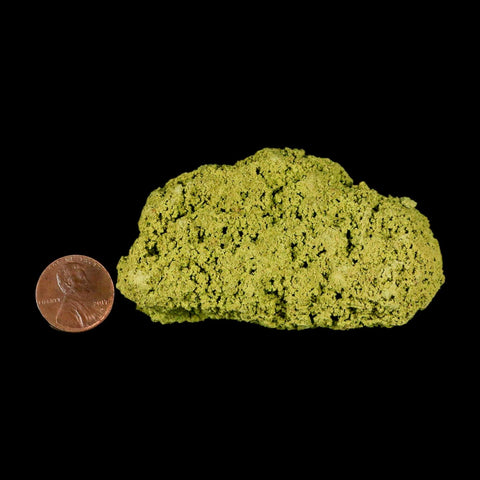 3" Rough Green Nontronite Mineral Specimen Jove Lauriano Minas Gerais Brazil - Fossil Age Minerals