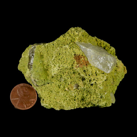 3" Rough Green Nontronite Mineral Specimen Jove Lauriano Minas Gerais Brazil - Fossil Age Minerals