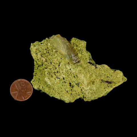 3.1" Rough Green Nontronite Mineral Specimen Jove Lauriano Minas Gerais Brazil - Fossil Age Minerals
