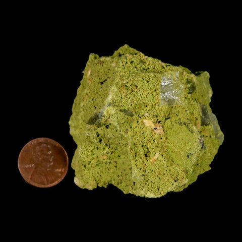 2.2" Rough Green Nontronite Mineral Specimen Jove Lauriano Minas Gerais Brazil - Fossil Age Minerals