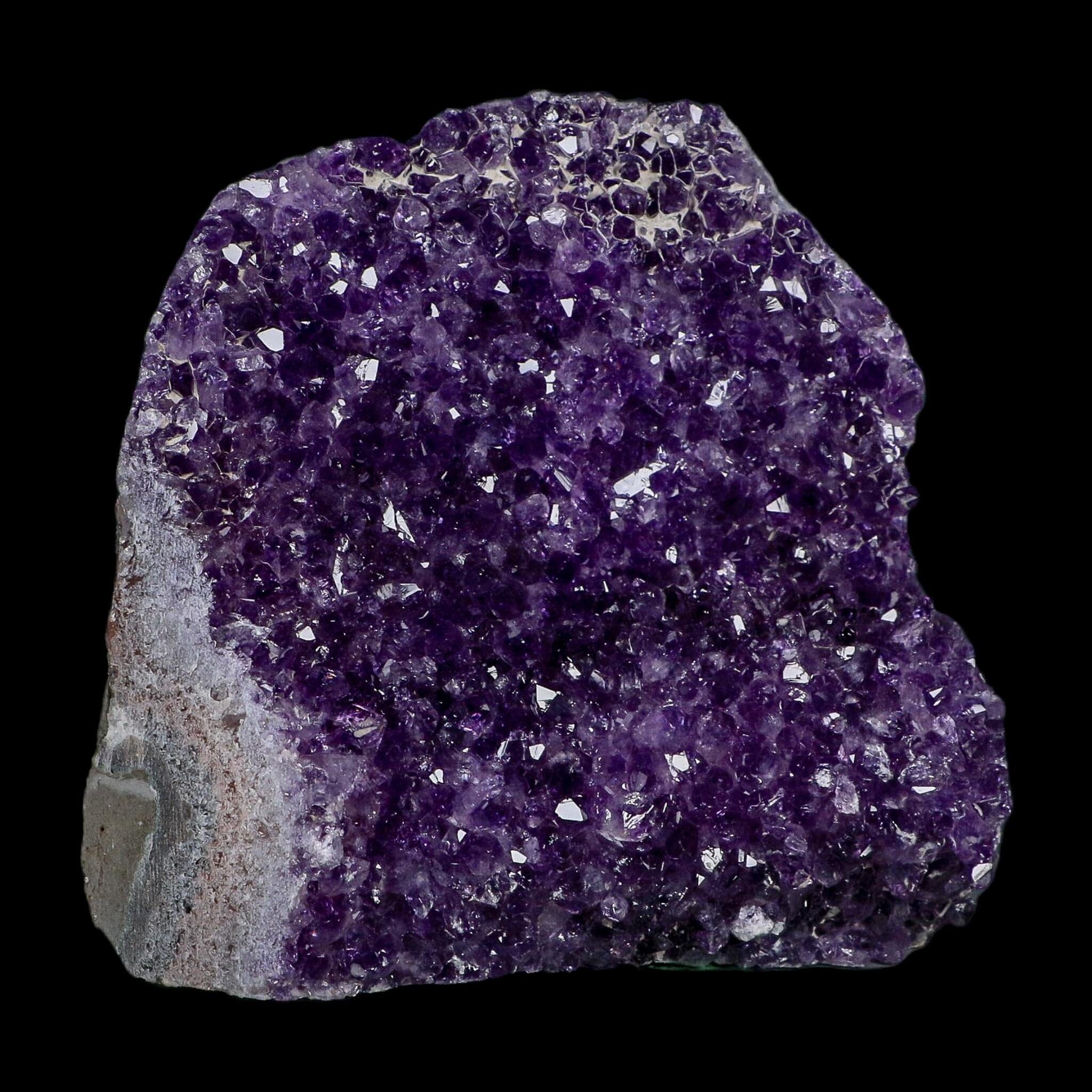 4.7" Rough Purple Amethyst Crystal Cluster Mineral Specimen Brazil Self Standing
