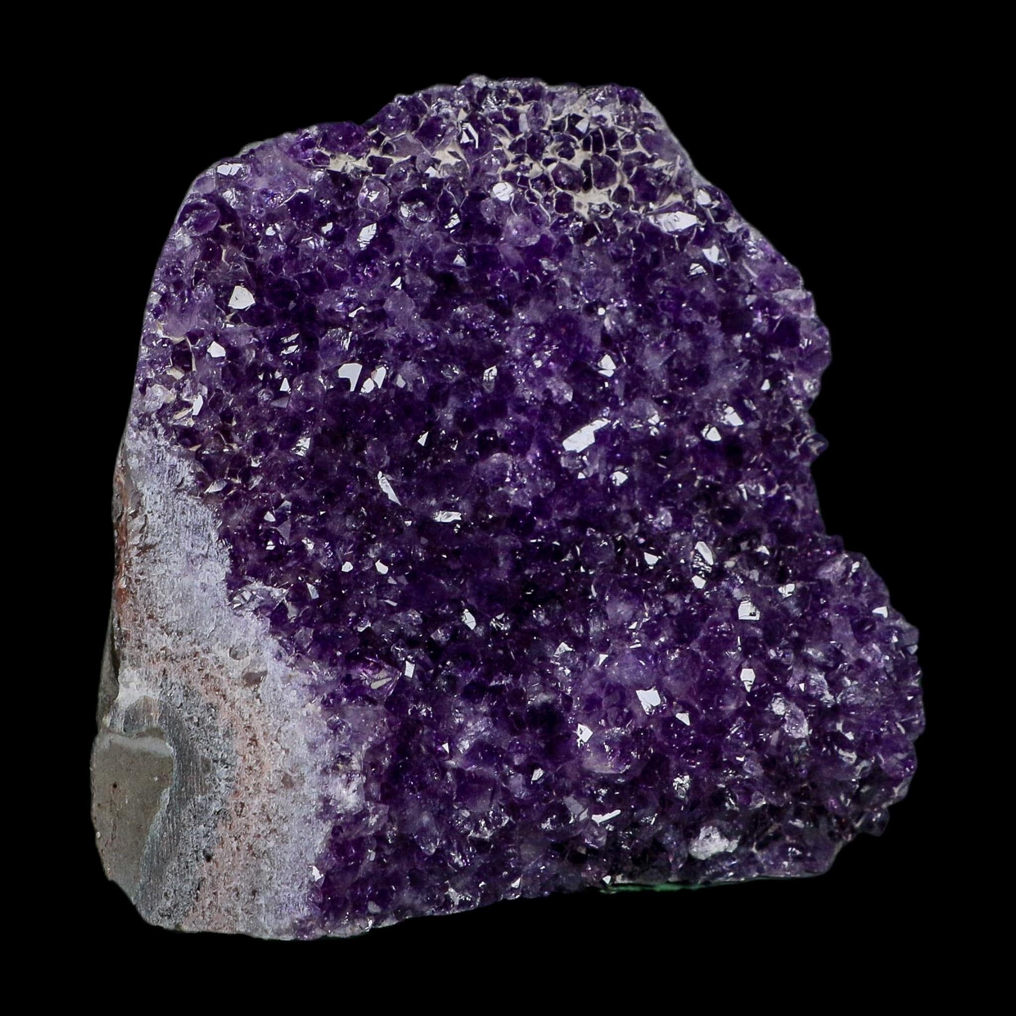 4.7" Rough Purple Amethyst Crystal Cluster Mineral Specimen Brazil Self Standing