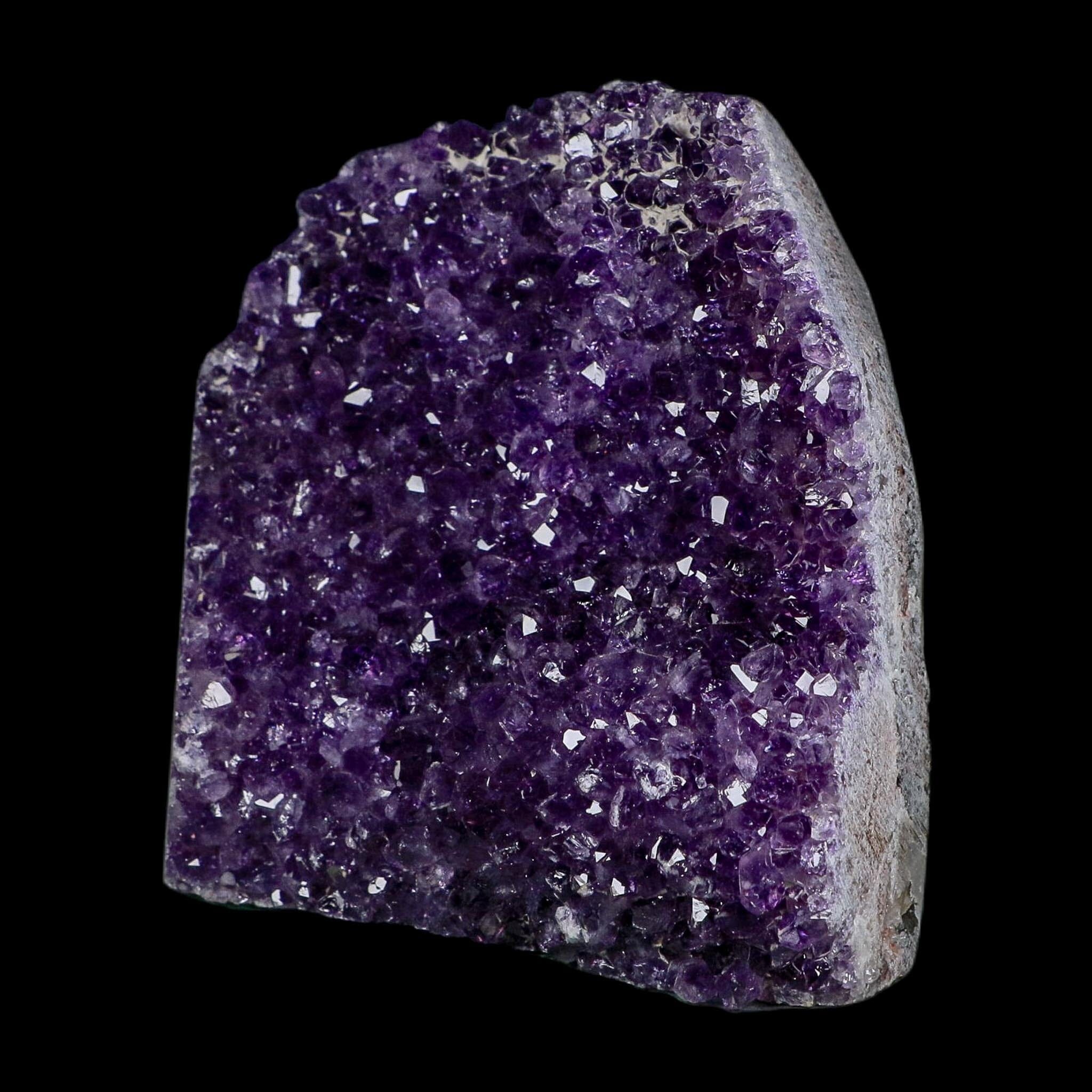 4.7" Rough Purple Amethyst Crystal Cluster Mineral Specimen Brazil Self Standing