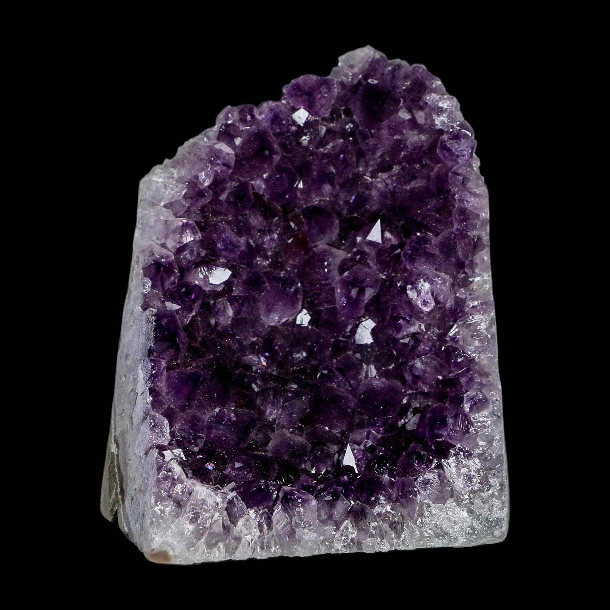 4.5" Rough Purple Amethyst Crystal Cluster Mineral Specimen Brazil Self Standing
