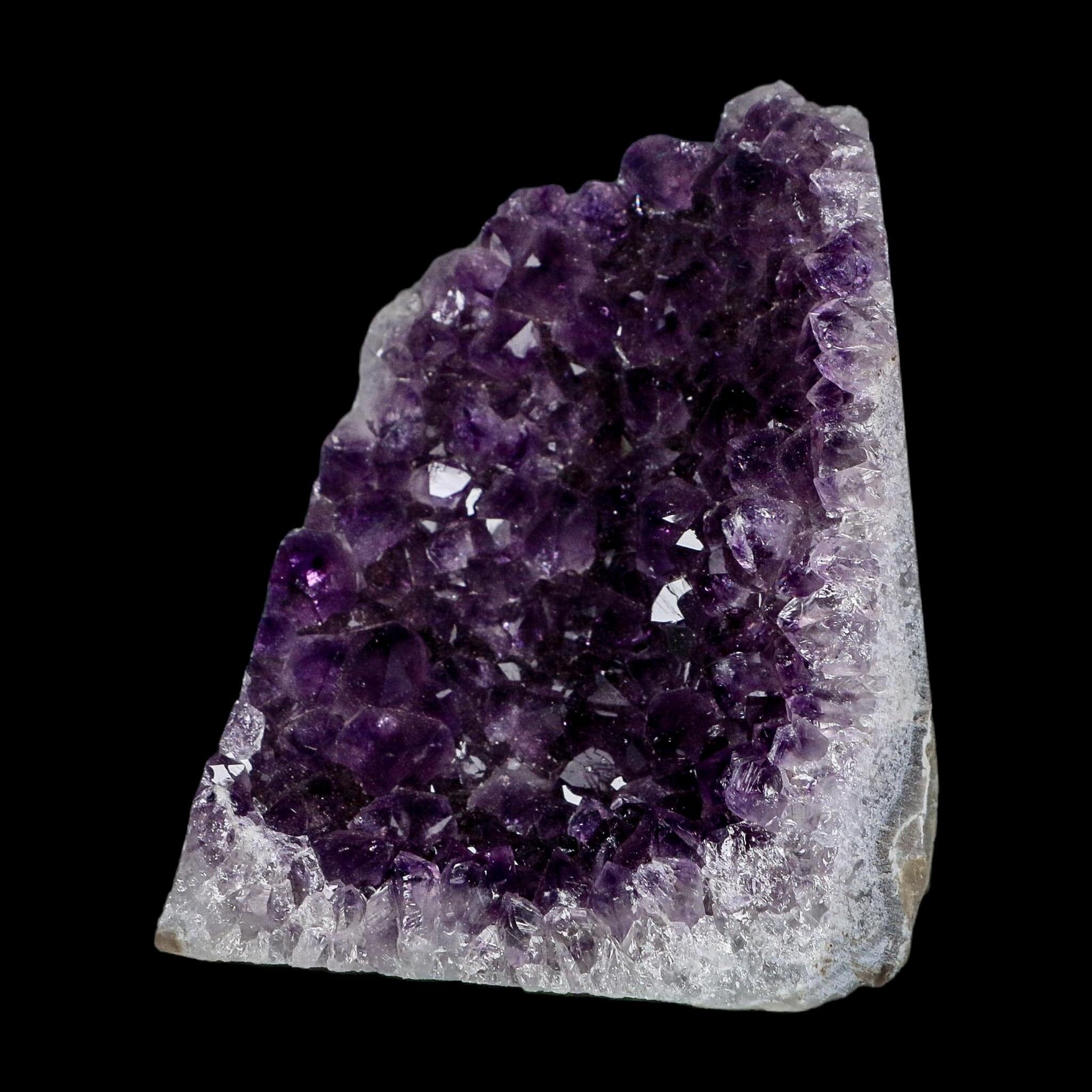 4.5" Rough Purple Amethyst Crystal Cluster Mineral Specimen Brazil Self Standing