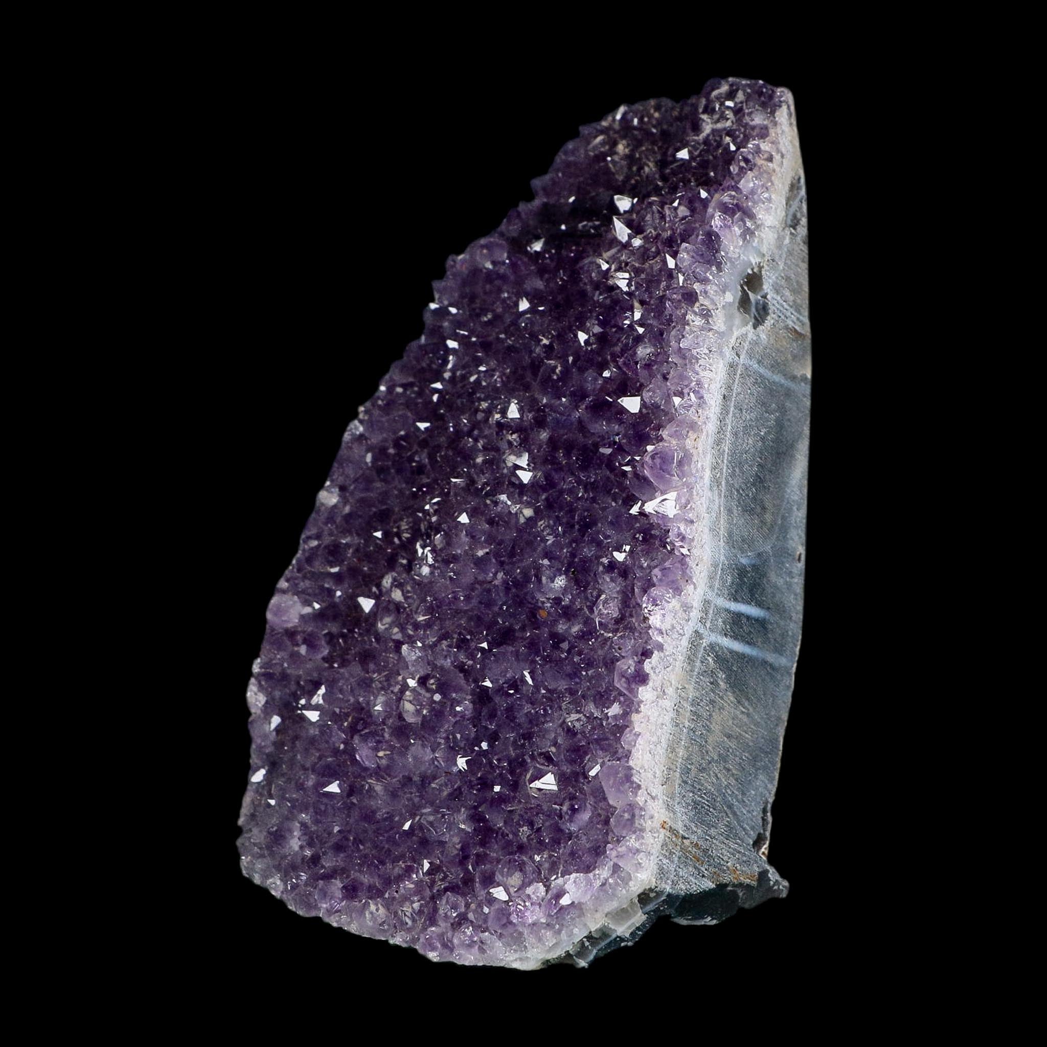 5.5" Rough Purple Amethyst Crystal Cluster Mineral Specimen Brazil Self Standing