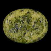 2" Unakite Green Epidote Orthoclase Polished Worry Palm Stone Mineral Specimen