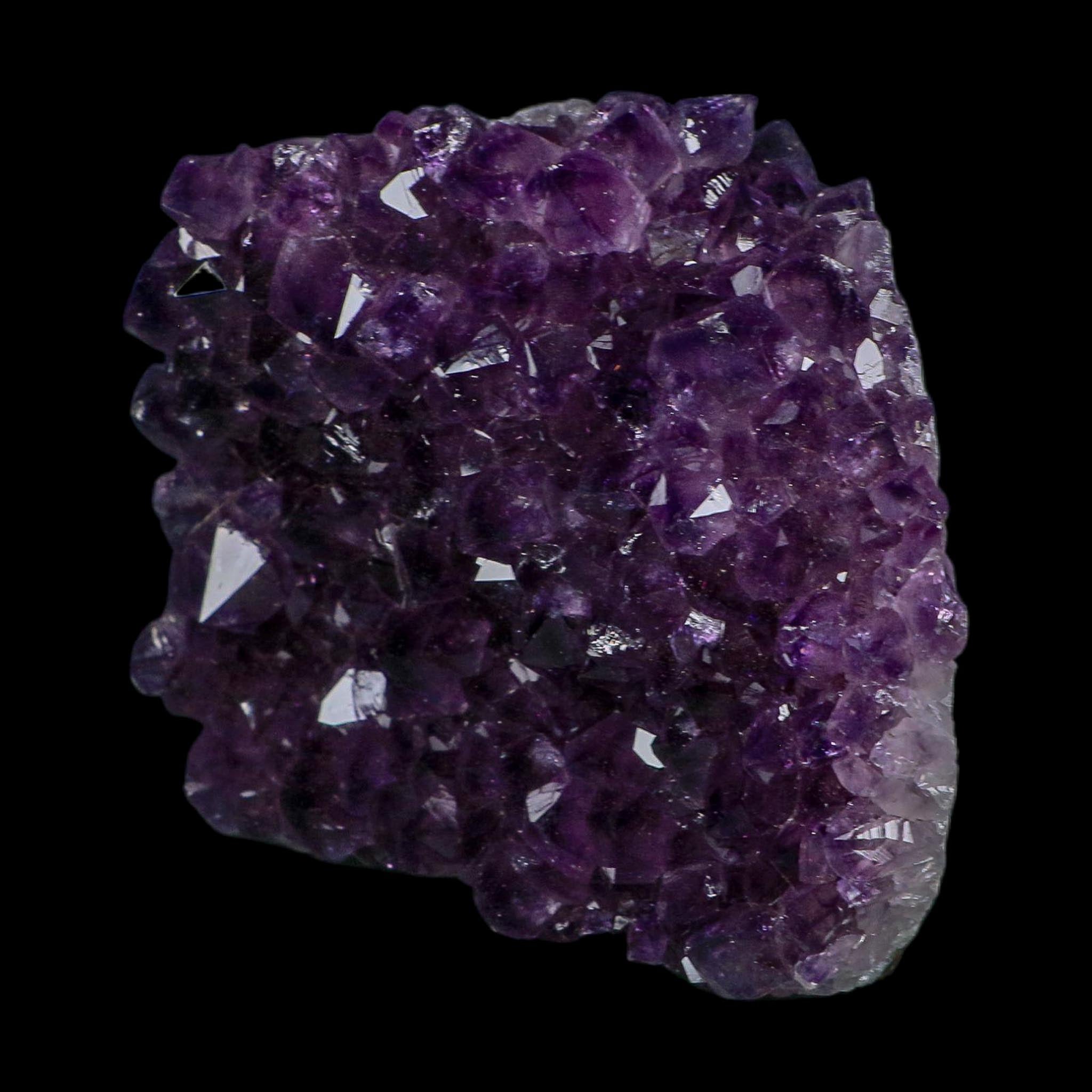 4.8" Rough Purple Amethyst Crystal Cluster Mineral Specimen Brazil Self Standing