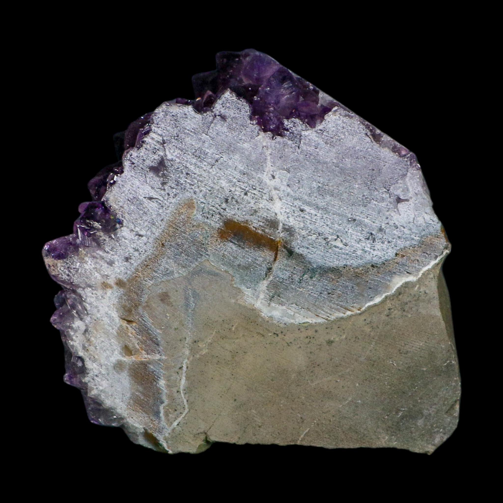 4.8" Rough Purple Amethyst Crystal Cluster Mineral Specimen Brazil Self Standing