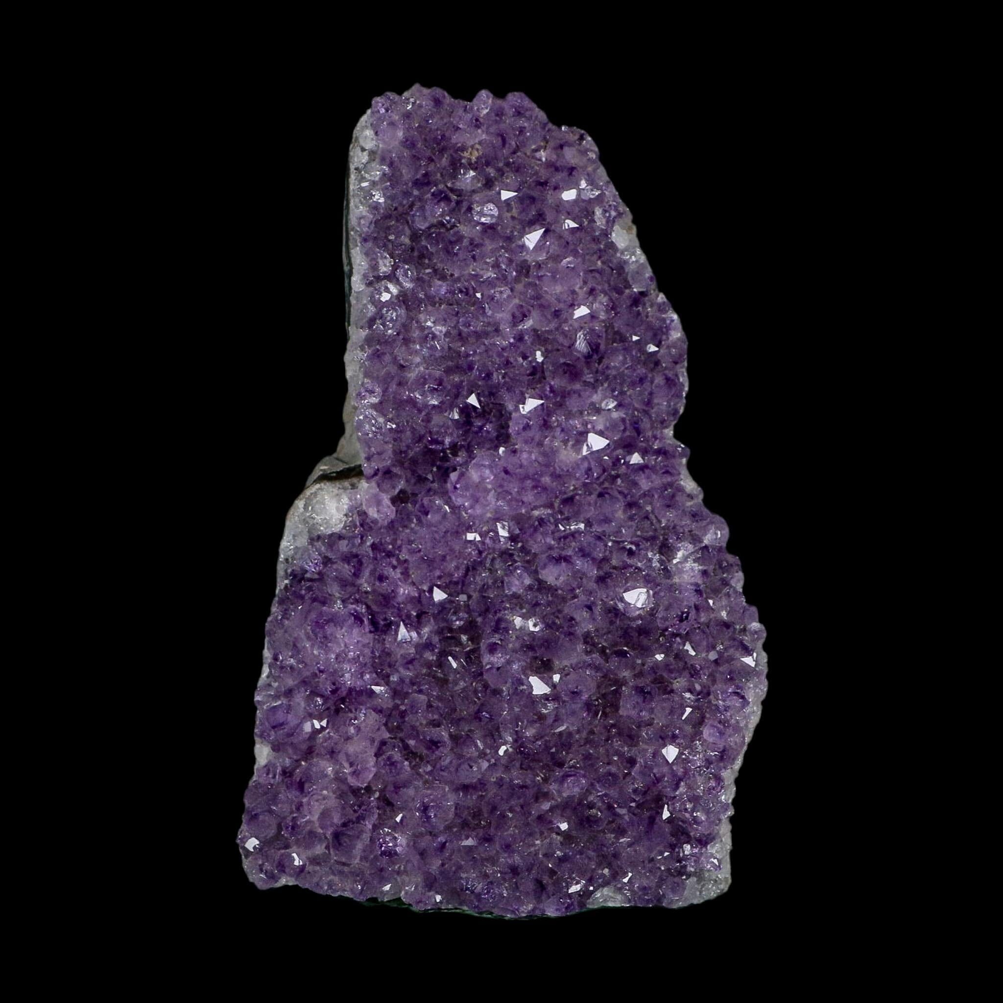5.3" Rough Purple Amethyst Crystal Cluster Mineral Specimen Brazil Self Standing