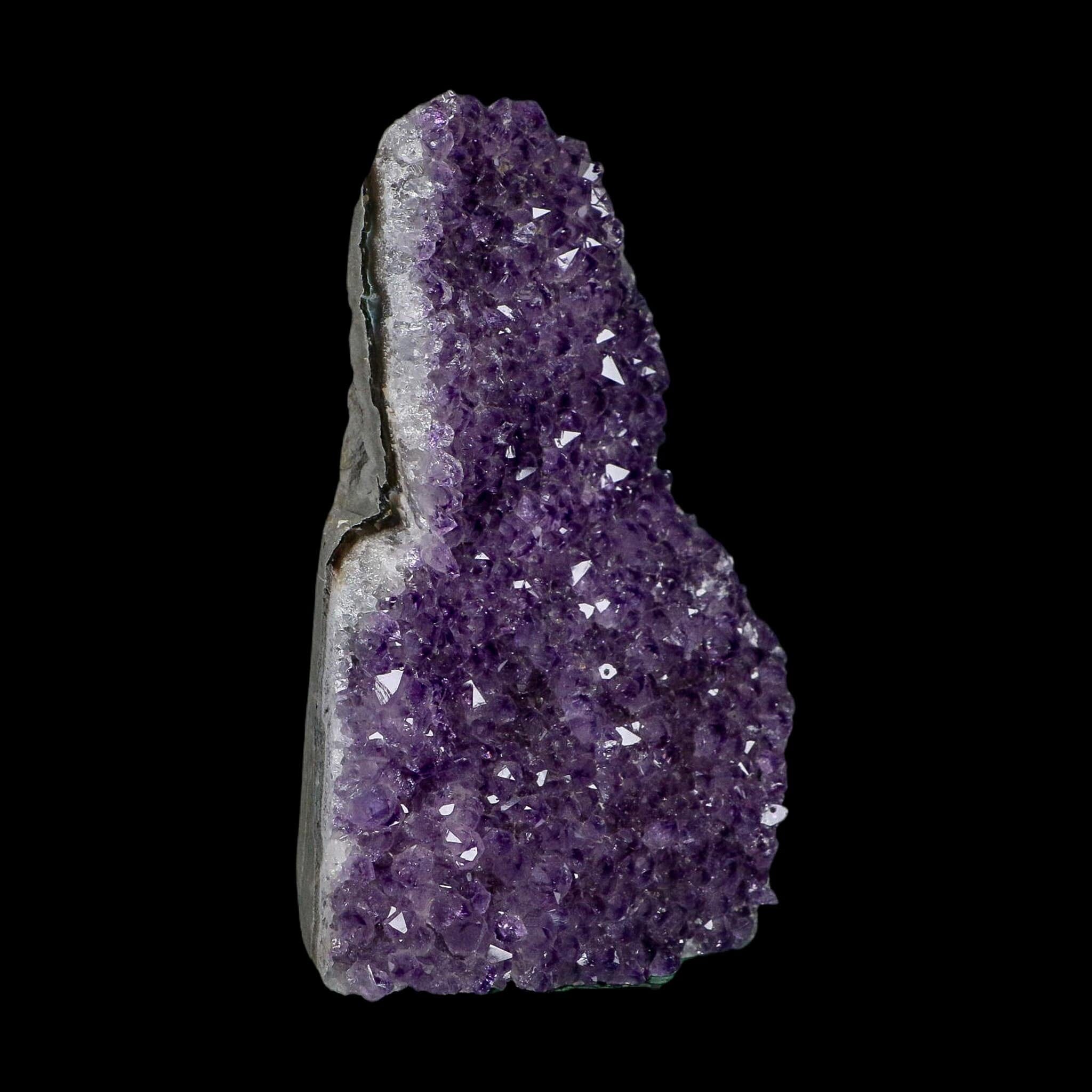5.3" Rough Purple Amethyst Crystal Cluster Mineral Specimen Brazil Self Standing