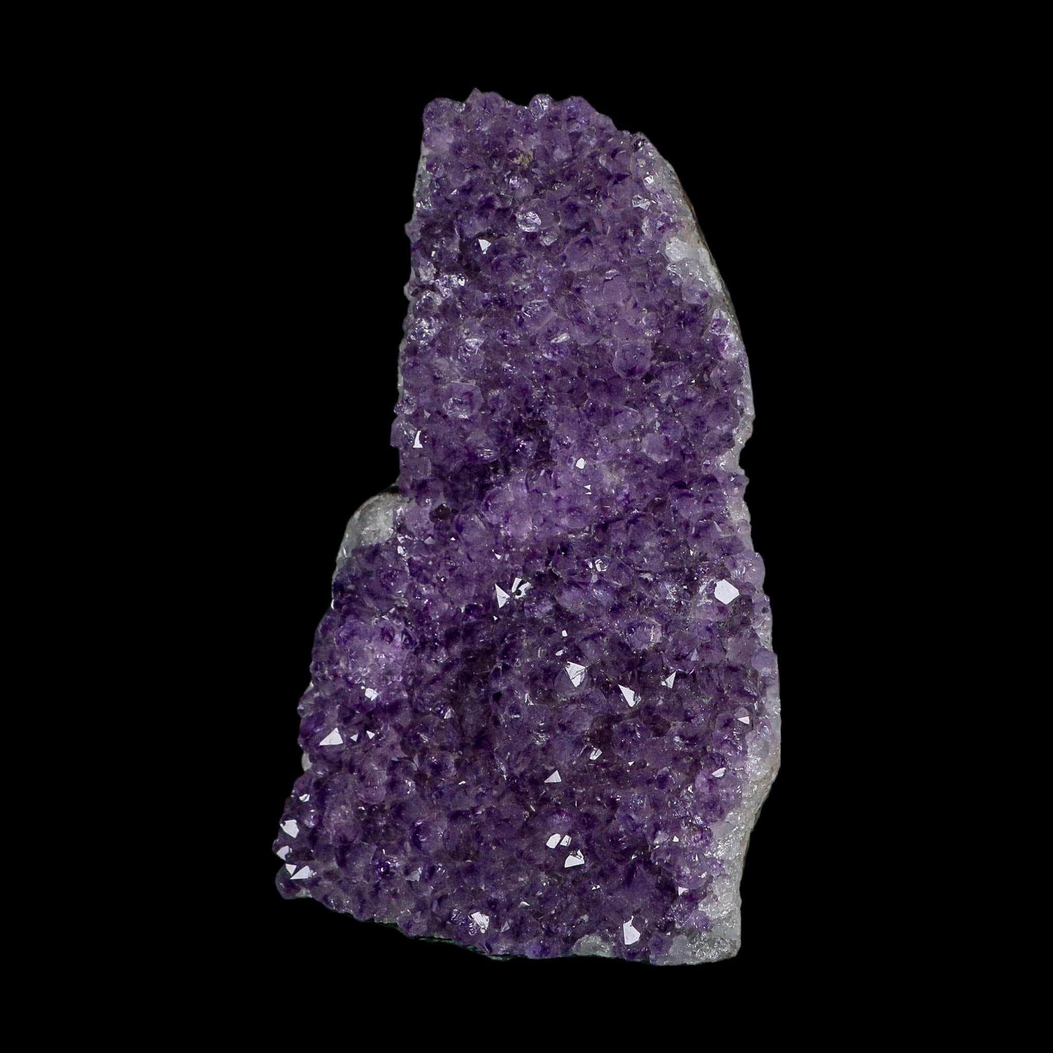 5.3" Rough Purple Amethyst Crystal Cluster Mineral Specimen Brazil Self Standing