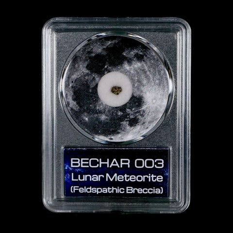 Moon Rock Lunar Meteorite Bechar 003 Algerian Sahara Desert Discovered 2022 COA