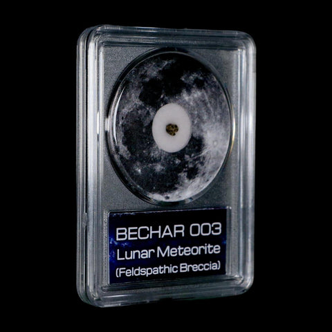 Moon Rock Lunar Meteorite Bechar 003 Algerian Sahara Desert Discovered 2022 COA