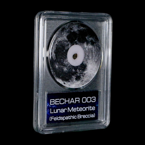 Moon Rock Lunar Meteorite Bechar 003 Algerian Sahara Desert Discovered 2022 COA