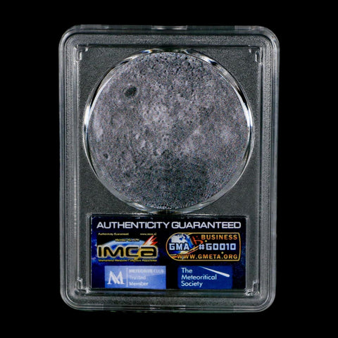 Moon Rock Lunar Meteorite Bechar 003 Algerian Sahara Desert Discovered 2022 COA