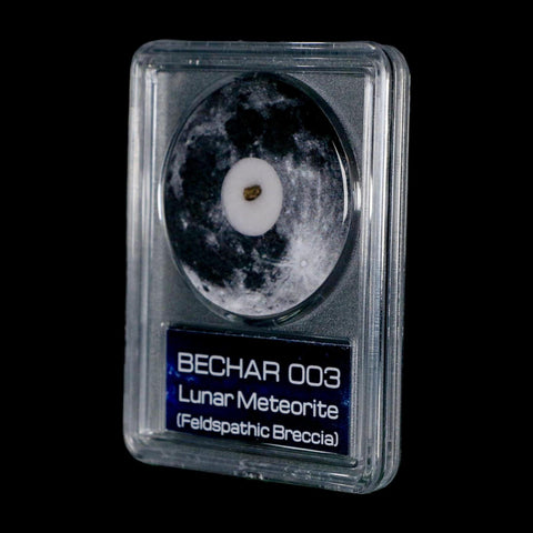 Moon Rock Lunar Meteorite Bechar 003 Algerian Sahara Desert Discovered 2022 COA