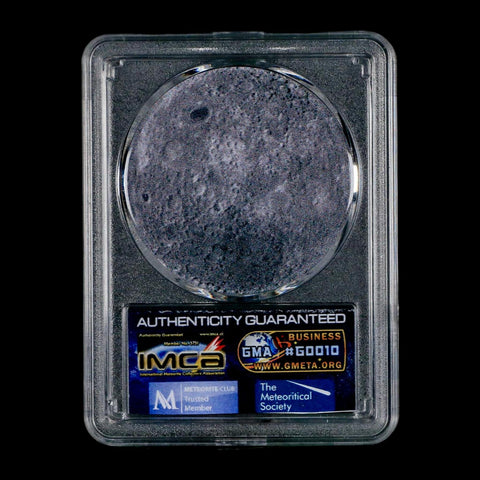 Moon Rock Lunar Meteorite Bechar 003 Algerian Sahara Desert Discovered 2022 COA