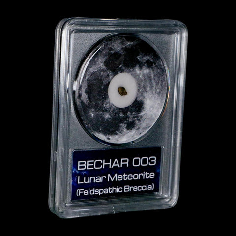 Moon Rock Lunar Meteorite Bechar 003 Algerian Sahara Desert Discovered 2022 COA