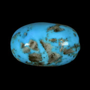 1.1" Natural Polished Teal Turquoise Gemstone Mineral Specimen Cab