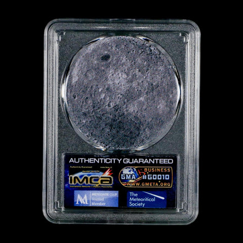 Moon Rock Lunar Meteorite Bechar 003 Algerian Sahara Desert Discovered 2022 COA