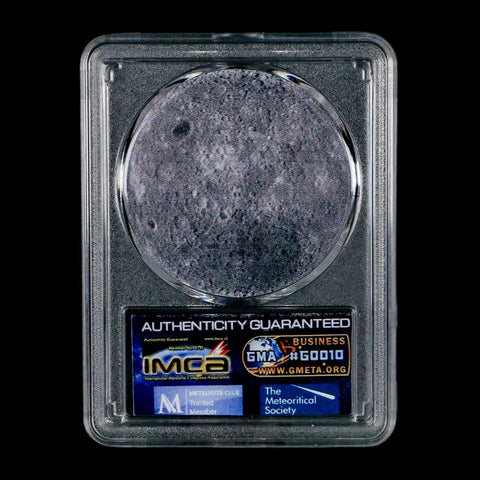 Moon Rock Lunar Meteorite Bechar 003 Algerian Sahara Desert Discovered 2022 COA