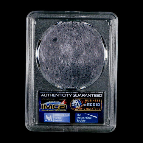 Moon Rock Lunar Meteorite Bechar 003 Algerian Sahara Desert Discovered 2022 COA