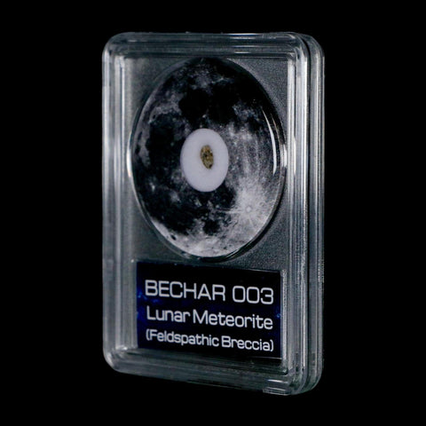 Moon Rock Lunar Meteorite Bechar 003 Algerian Sahara Desert Discovered 2022 COA