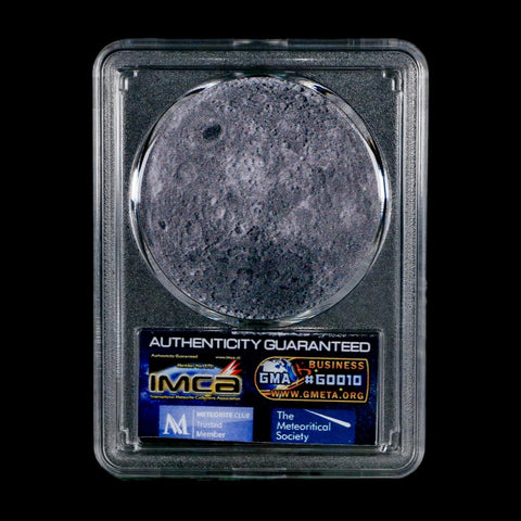 Moon Rock Lunar Meteorite Bechar 003 Algerian Sahara Desert Discovered 2022 COA