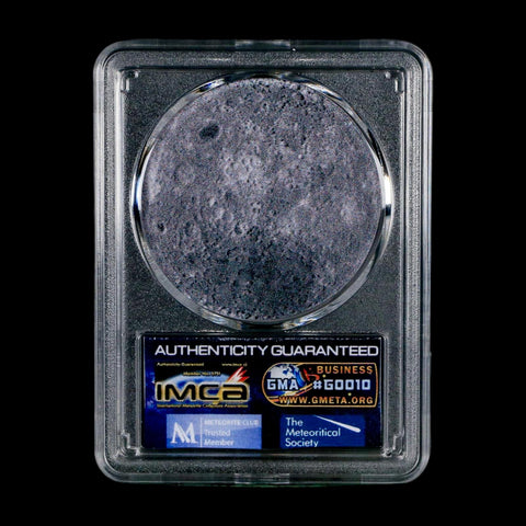 Moon Rock Lunar Meteorite Bechar 003 Algerian Sahara Desert Discovered 2022 COA