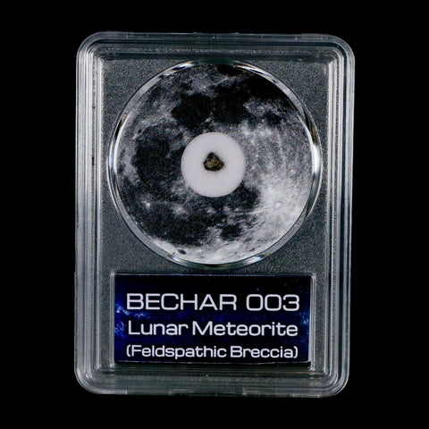 Moon Rock Lunar Meteorite Bechar 003 Algerian Sahara Desert Discovered 2022 COA