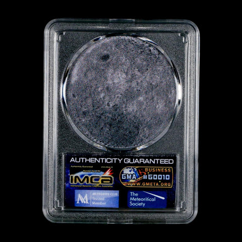 Moon Rock Lunar Meteorite Bechar 003 Algerian Sahara Desert Discovered 2022 COA