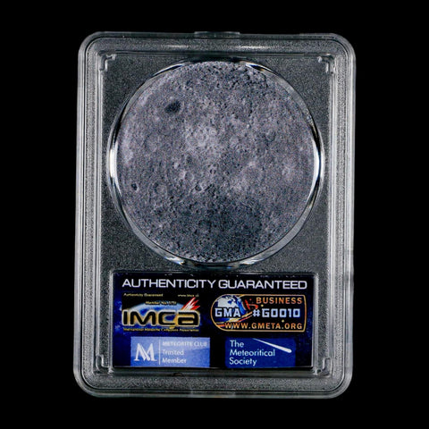 Moon Rock Lunar Meteorite Bechar 003 Algerian Sahara Desert Discovered 2022 COA