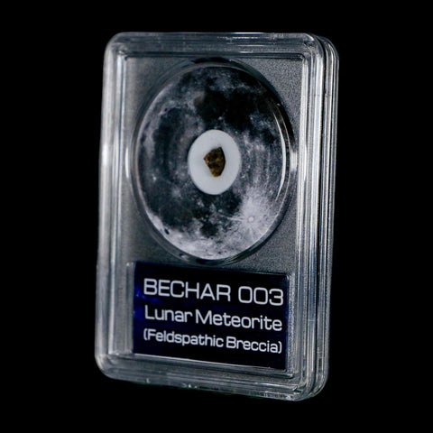 Moon Rock Lunar Meteorite Bechar 003 Algerian Sahara Desert Discovered 2022 COA