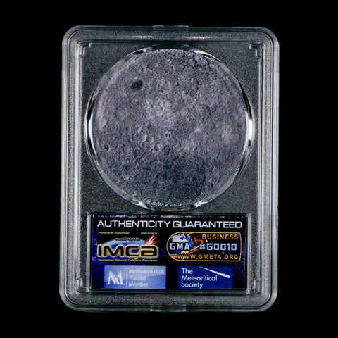 Moon Rock Lunar Meteorite Bechar 003 Algerian Sahara Desert Discovered 2022 COA