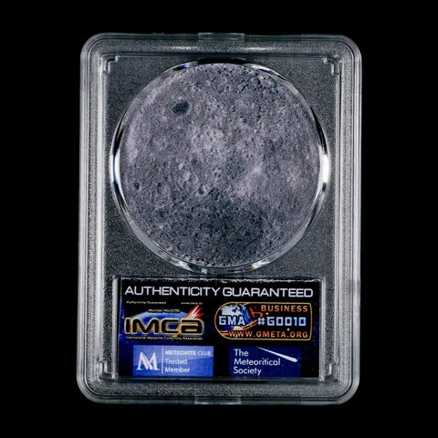 Moon Rock Lunar Meteorite Bechar 003 Algerian Sahara Desert Discovered 2022 COA