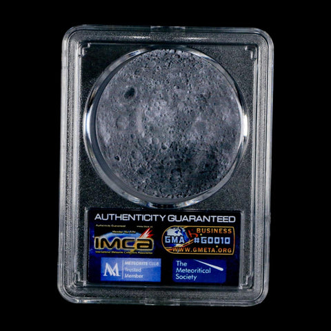 Moon Rock Lunar Meteorite Bechar 003 Algerian Sahara Desert Discovered 2022 COA