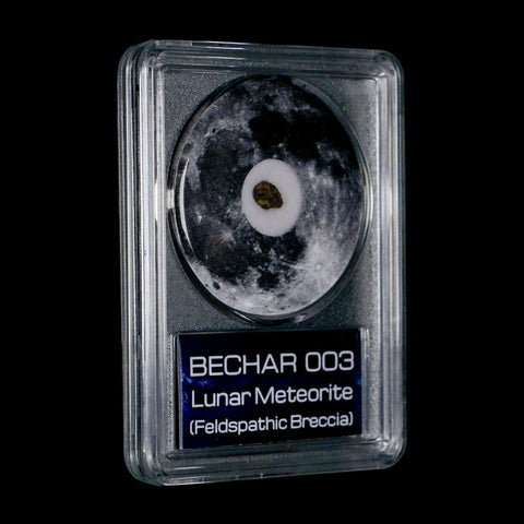 Moon Rock Lunar Meteorite Bechar 003 Algerian Sahara Desert Discovered 2022 COA