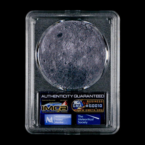 Moon Rock Lunar Meteorite Bechar 003 Algerian Sahara Desert Discovered 2022 COA