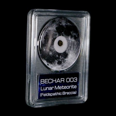 Moon Rock Lunar Meteorite Bechar 003 Algerian Sahara Desert Discovered 2022 COA