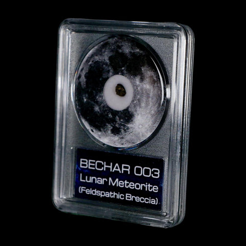 Moon Rock Lunar Meteorite Bechar 003 Algerian Sahara Desert Discovered 2022 COA