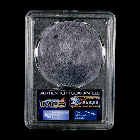 Moon Rock Lunar Meteorite Bechar 003 Algerian Sahara Desert Discovered 2022 COA