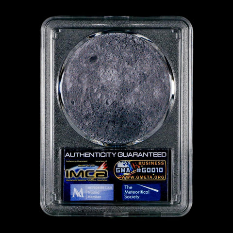 Moon Rock Lunar Meteorite Bechar 003 Algerian Sahara Desert Discovered 2022 COA