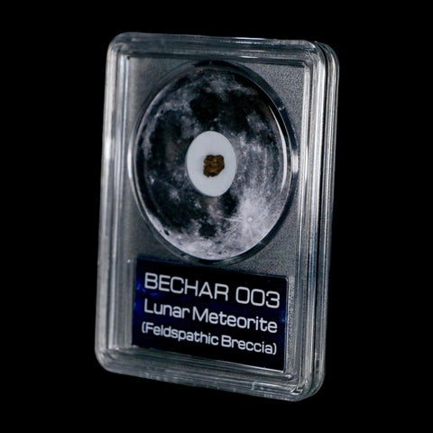 Moon Rock Lunar Meteorite Bechar 003 Algerian Sahara Desert Discovered 2022 COA