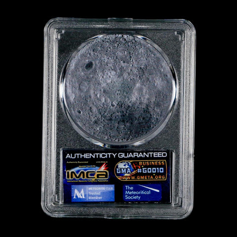 Moon Rock Lunar Meteorite Bechar 003 Algerian Sahara Desert Discovered 2022 COA