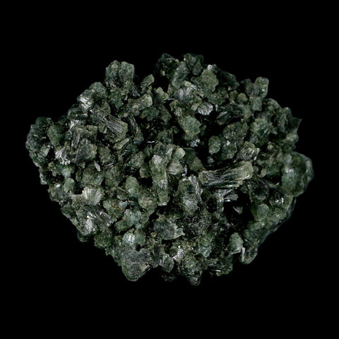 3.1" Rough Dark Green Prehnite Crystal Mineral Specimen Location Imilchil, Morocco - Fossil Age Minerals