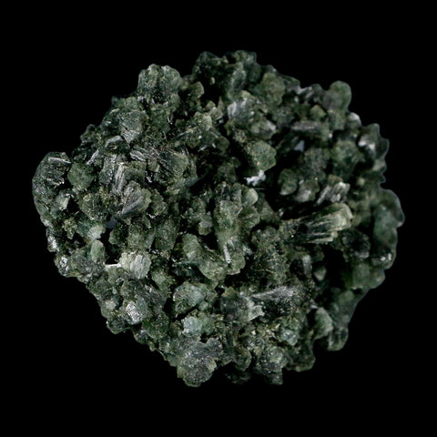 3.1" Rough Dark Green Prehnite Crystal Mineral Specimen Location Imilchil, Morocco - Fossil Age Minerals