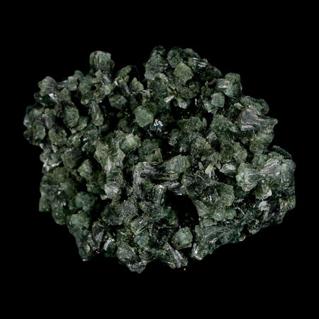 3.1" Rough Dark Green Prehnite Crystal Mineral Specimen Location Imilchil, Morocco
