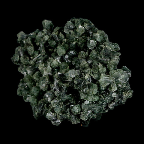 3.1" Rough Dark Green Prehnite Crystal Mineral Specimen Location Imilchil, Morocco - Fossil Age Minerals